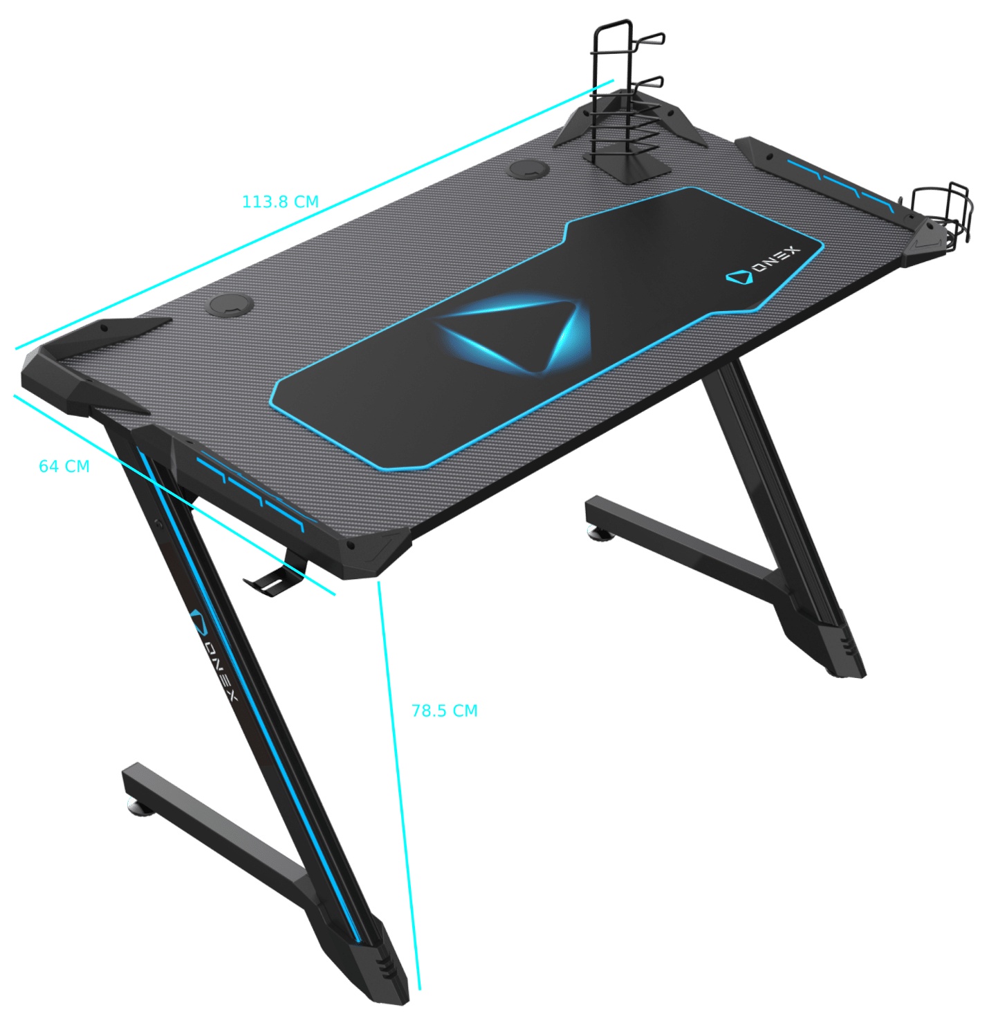 ONEX GD1200Z RGB Gaming Desk