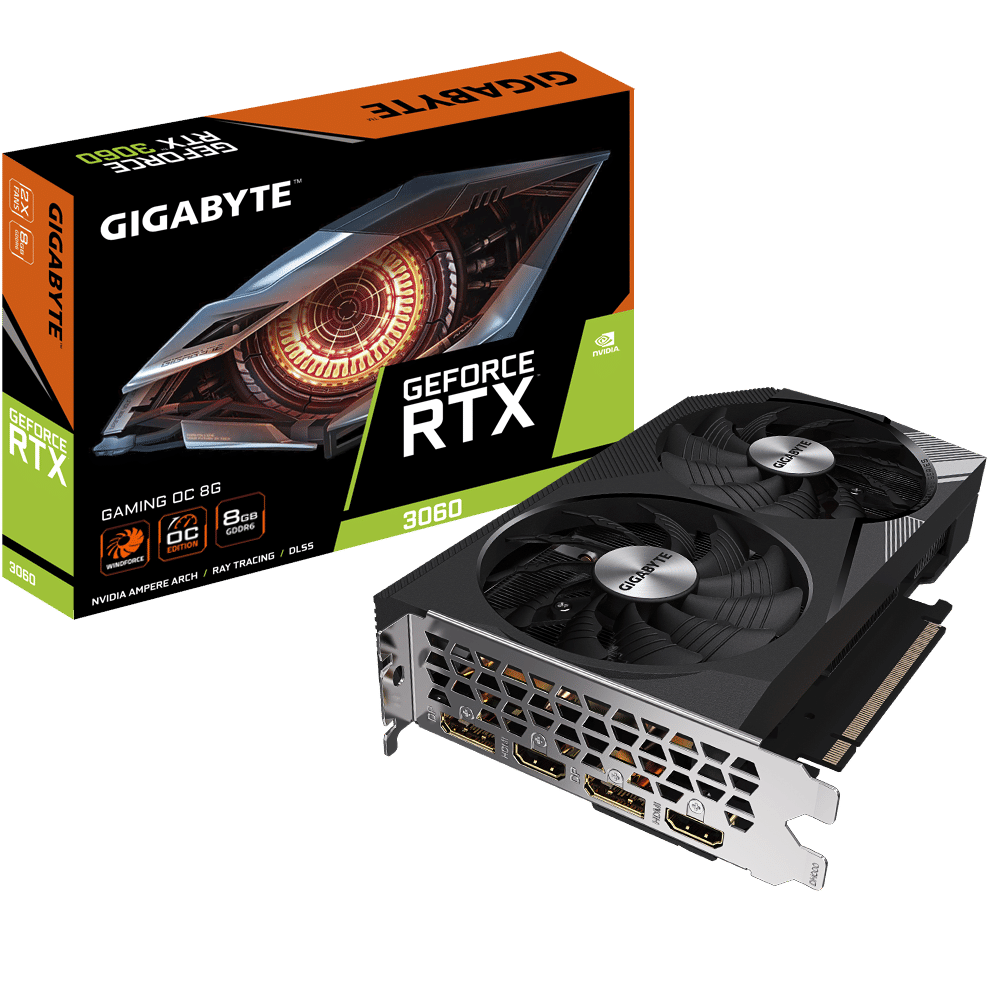 Gigabyte GeForce RTX 3060 Gaming OC 8GD Graphics Card