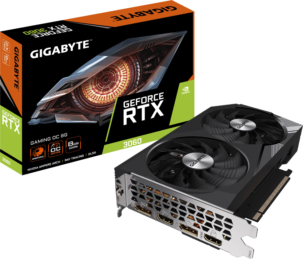 Gigabyte GeForce RTX 3060 Gaming OC 8GD Graphics Card