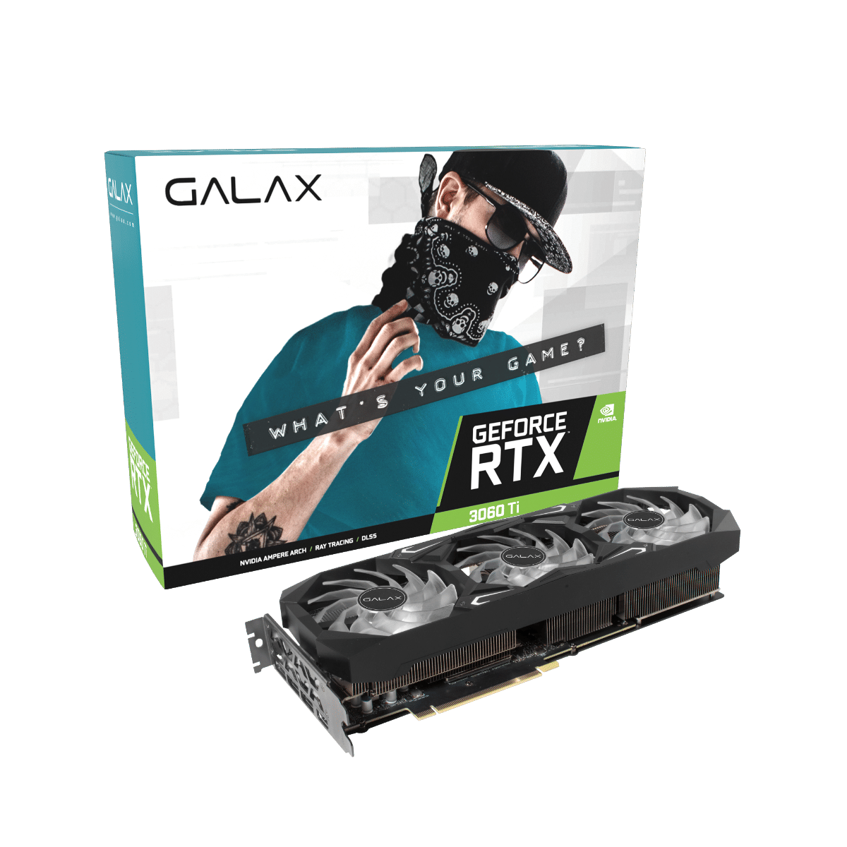 Galax GeForce RTX 3060 Ti GDDR6X SG 1-Click OC Plus 8GB