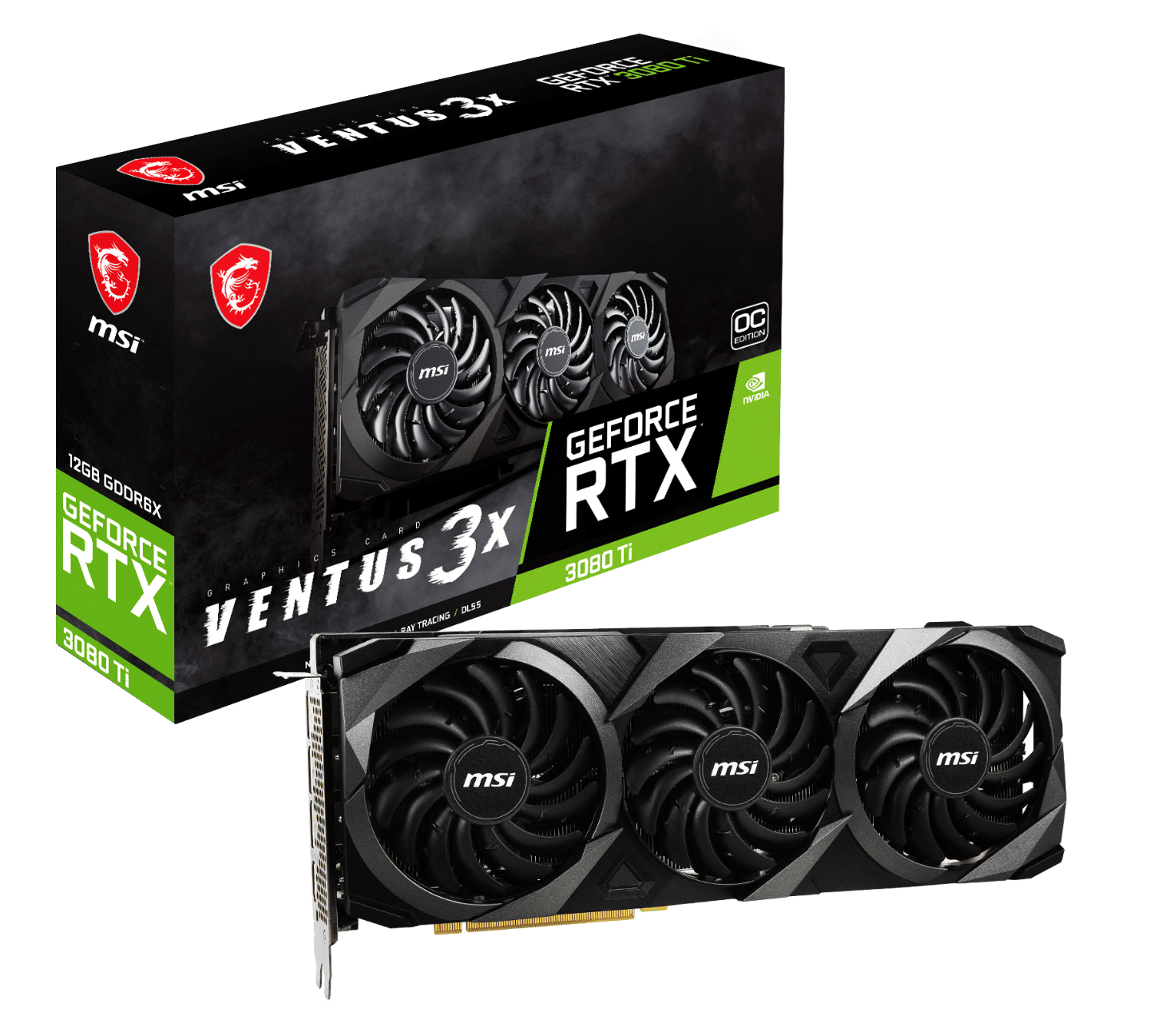 MSI RTX 3080 Ti Ventus 3X 12GB OC Graphics Card