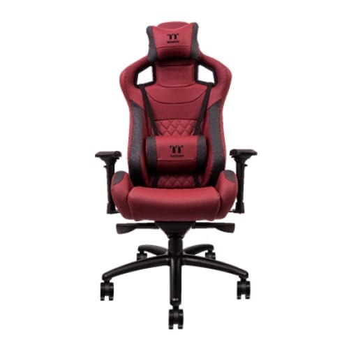 Thermaltake X Fit Real Leather Gaming Chair - Burgundy Red
