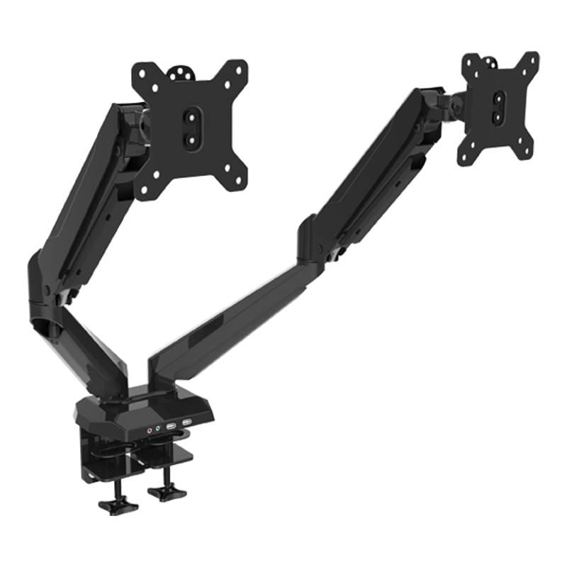 Vision Mounts GM22 Gas Spring Dual Adjustable LCD Monitor Arm (15"-27")