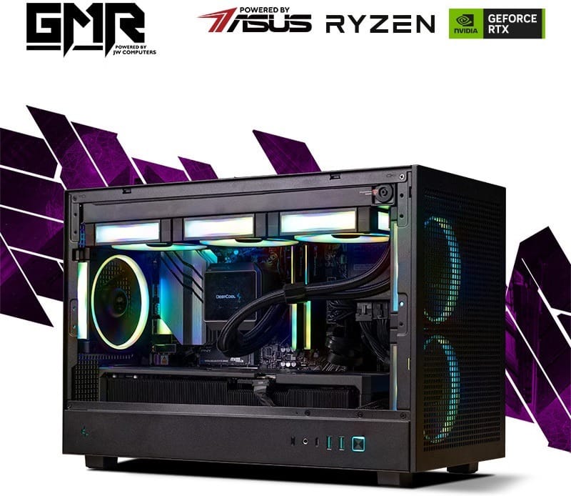 GMR Assassin RTX 5080 Gaming PC - (Ryzen 7 9800X3D | 64GB RAM | RTX 5080 16G | 2TB NVMe SSD | 850W | Windows 11) Powered by ASUS
