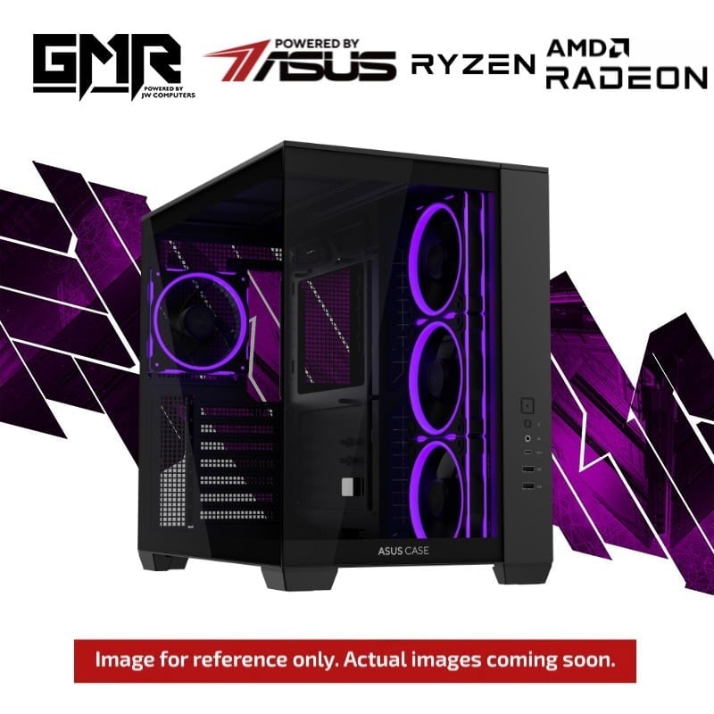 GMR Delta 9070XT Gaming PC - (Ryzen 7 9800X3D | 32GB RAM | RX 9070 XT 16G | 2TB NVMe SSD | 850W Gold | Windows 11)