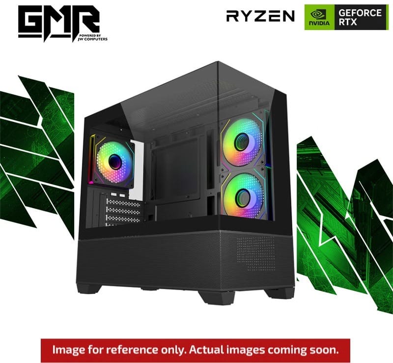 GMR Edge 5050 Gaming PC - (Ryzen 5 5500 | 16GB RAM | RTX 5050 8G | 500GB NVMe SSD | 650W | Windows 11)