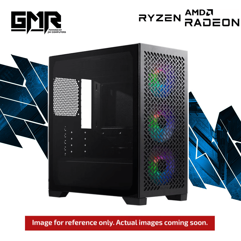 GMR Flare 9060XT Gaming PC - (Ryzen 7 5800X3D | 32GB RAM | RX 9060 XT 16G | 1TB NVMe SSD | 650W Gold | Windows 11)