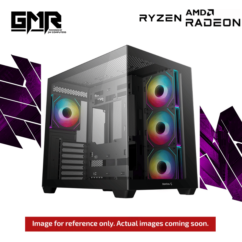 GMR Focus 9070XT Gaming PC - (Ryzen 7 5800X3D | 32GB RAM | RX 9070 XT 16G | 1TB NVMe SSD | 750W Gold | Windows 11)