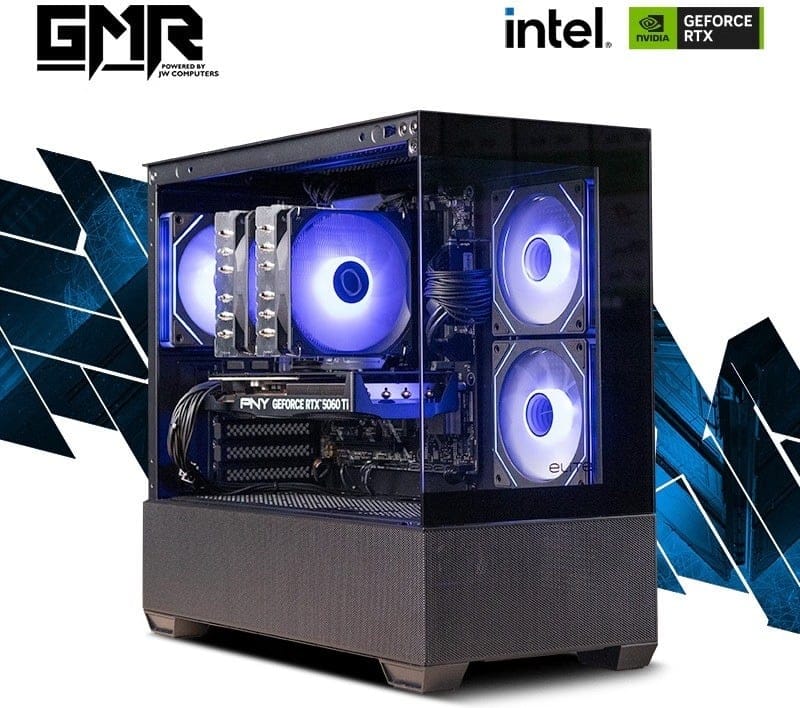GMR Fusion RTX 5060Ti Gaming PC - (Intel Core Ultra 7 270K Plus | 16GB RAM | RTX 5060 Ti 16G | 1TB NVMe SSD | 750W Gold| Windows 11)