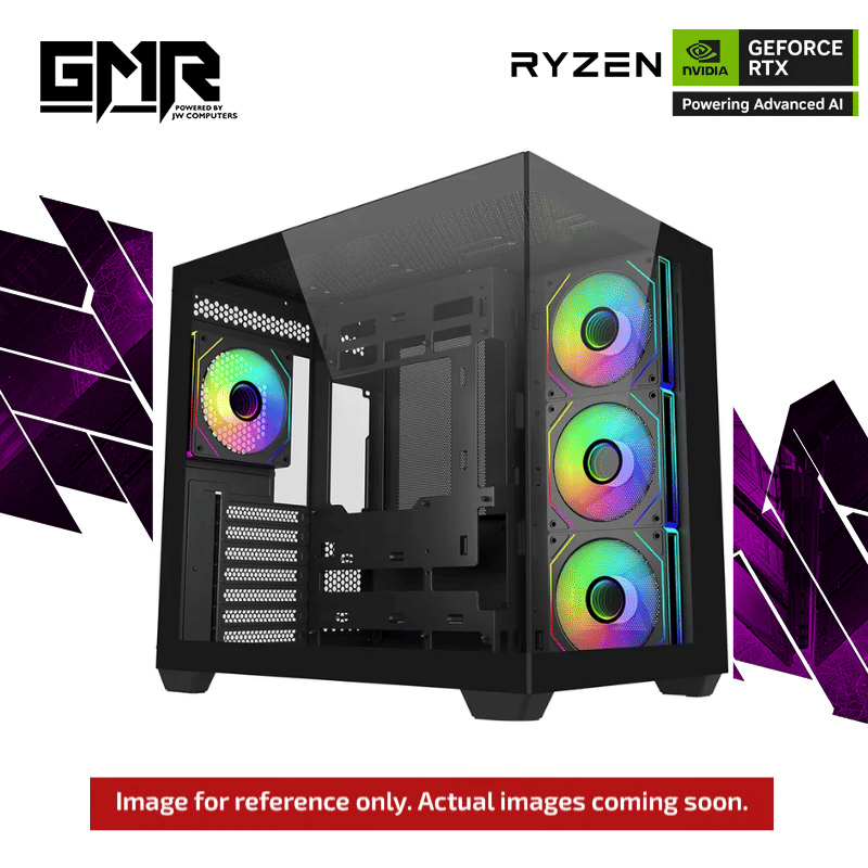 GMR Glitch 5070Ti Gaming PC - (Ryzen 5 7500X3D | 32GB RAM | RTX 5070 Ti 16G | 1TB NVMe SSD | 850W | Windows 11)