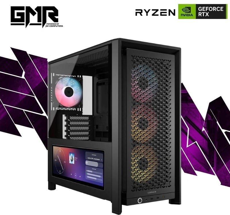 GMR Halo RTX 5090 Gaming PC - (Ryzen 9 9950X3D2 | 64GB RAM | RTX 5090 32G | 4TB NVMe SSD | 1000W | Windows 11 Pro)