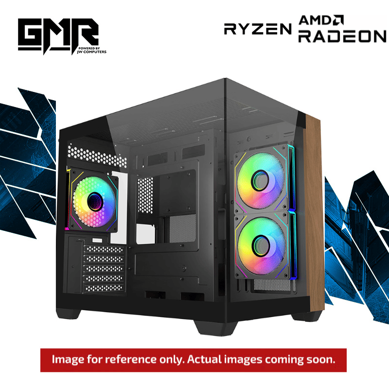 GMR Helios 9070 Gaming PC - (Ryzen 5 5600X | 16GB RAM | RX 9070 16G | 1TB NVMe SSD | 850W | Windows 11)