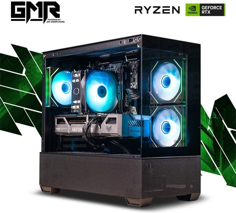 GMR Marauder RTX 5060 Gaming PC - (Ryzen 5 5500 | 16GB RAM | RTX5060 8GB | 500GB NVMe SSD | 650W | Windows 11)