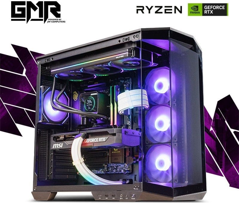 GMR Nighthawk RTX 5080 Gaming PC - (Ryzen 7 9800X3D | 64GB RAM | RTX 5080 16G | 2TB NVMe SSD | 1000W Gold | Windows 11) POWERED BY MSI
