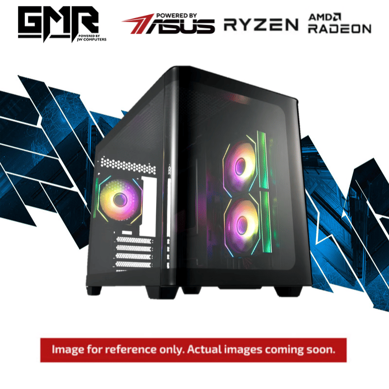 GMR Outlaw 9060XT Gaming PC - (Ryzen 5 7500F | 32GB RAM | RX 9060 XT 16G | 1TB NVMe SSD | 650W | Windows 11) Powered by ASUS