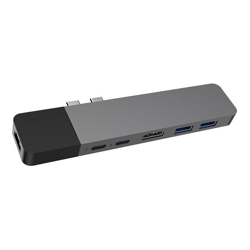 HyperDrive Net USB-C 6-in-2 Hub for USB-C MacBook Pro - Space Grey