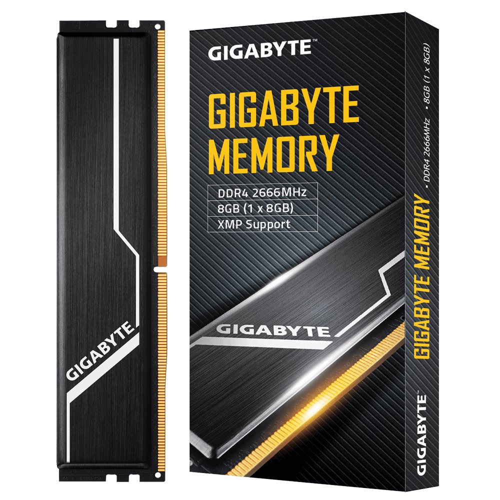 Gigabyte 8GB DDR4-2666 Memory - Black
