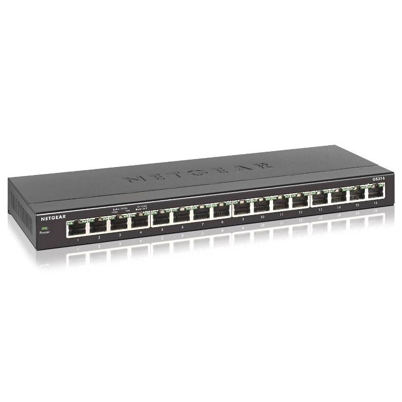 Netgear GS316 16-Port Gigabit Unmanaged Switch