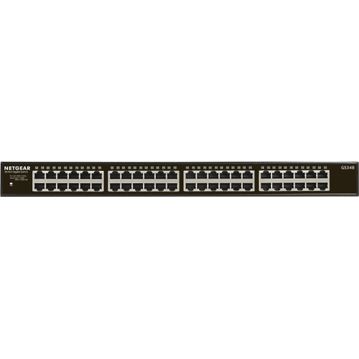 Netgear GS348 SOHO 48-Port Gigabit Ethernet Rackmount Unmanaged Switch