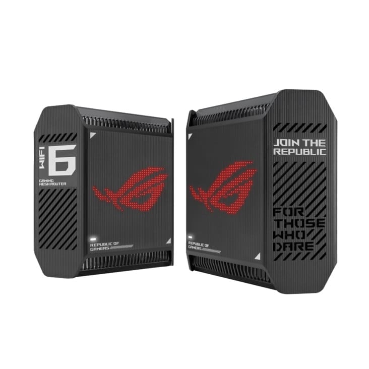 ASUS ROG Rapture GT6 WiFi 6 Mesh Routers Black 2-Pack
