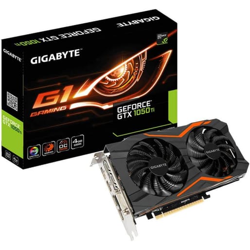 Gigabyte GeForce GTX 1050 Ti G1 Gaming 4GB - Main Image
