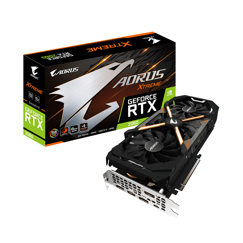 Gigabyte RTX2060 Aorus X 6GB Graphics Card