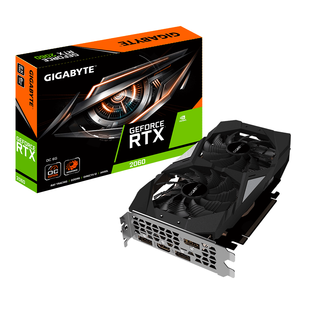 Gigabyte GeForce RTX 2060 OC 6GB Graphics Card