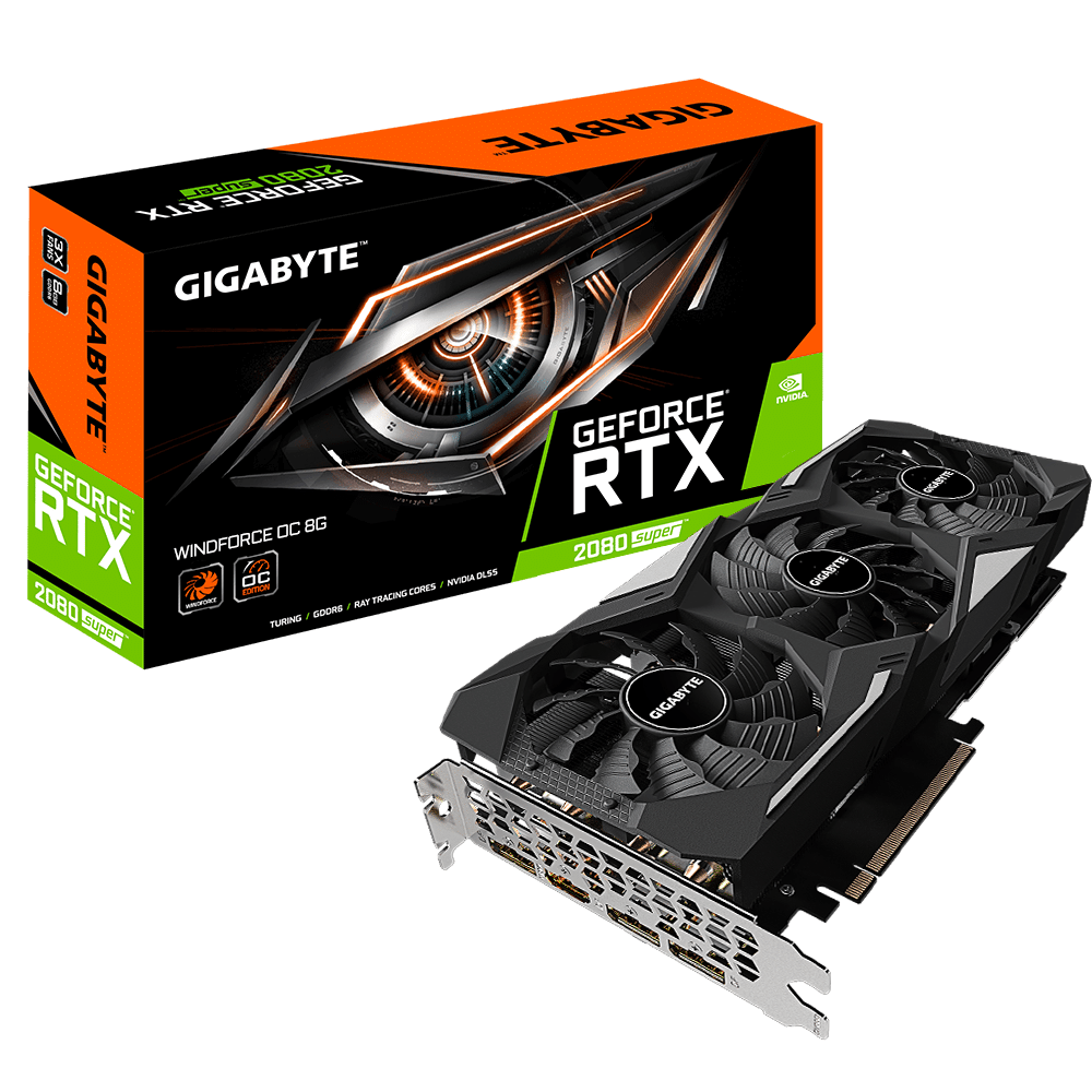 Gigabyte RTX 2080 SUPER WINDFORCE OC 8G Graphics Card