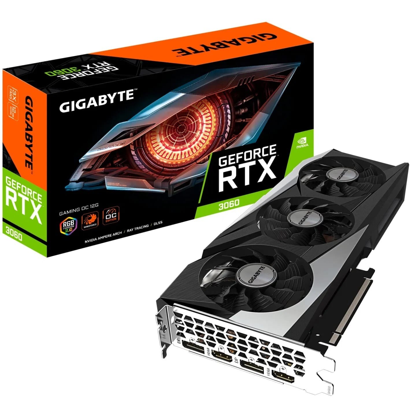 (Ex-Demo) Gigabyte GeForce RTX 3060 OC 12GD Gaming Graphics Card