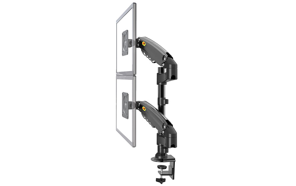 North Bayou H160 Dual Screen Desktop Monitor Arm 17" - 27" UP to 9kg per Arm