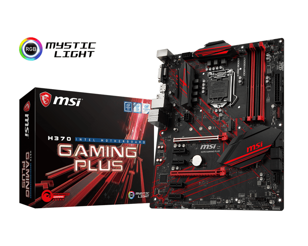 MSI H370 GAMING PLUS ATX GAMING Motherboard