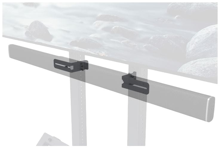 Heckler Soundbar Mount AV Cart Black Grey