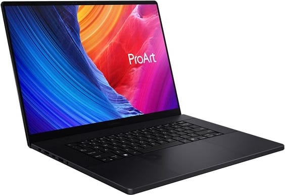 (Ex-Demo) Asus ProArt 16" 4K OLED Touchscreen Laptop, Ryzen AI 9 HX 370, 64GB RAM, 1TB SSD, RTX 4070, Windows 11 Pro - Nano Black