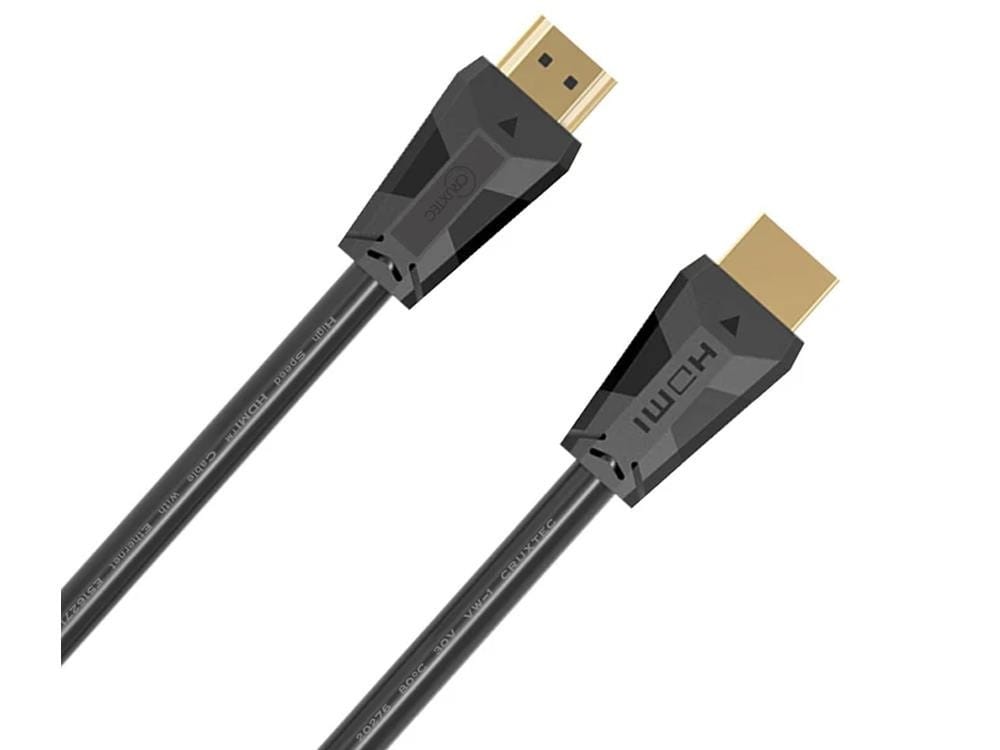 Cruxtec HC20-15-BK High Speed HDMI 4K Cable With Ethernet 15m (18Gbps 4K@30Hz HDCP2.0 4:4:4 HDR)