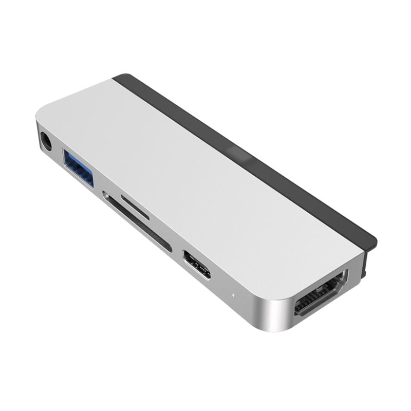 HyperDrive 6-in-1 USB-C Hub for iPad Pro - Silver