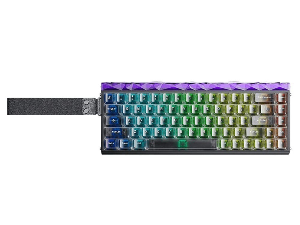 AULA HERO 68 Wired Magnetic Switch 8K Returns RGB Keyboard Black Frosted Translucent Edge-Lit Keycaps