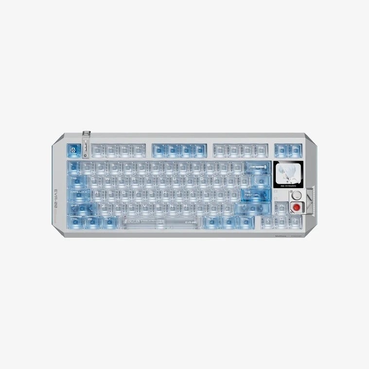 MelGeek Centauri 80 Evangelion Wired Custom HE Gaming Keyboard - EVA-00 Rei Ayanami Limited Edition