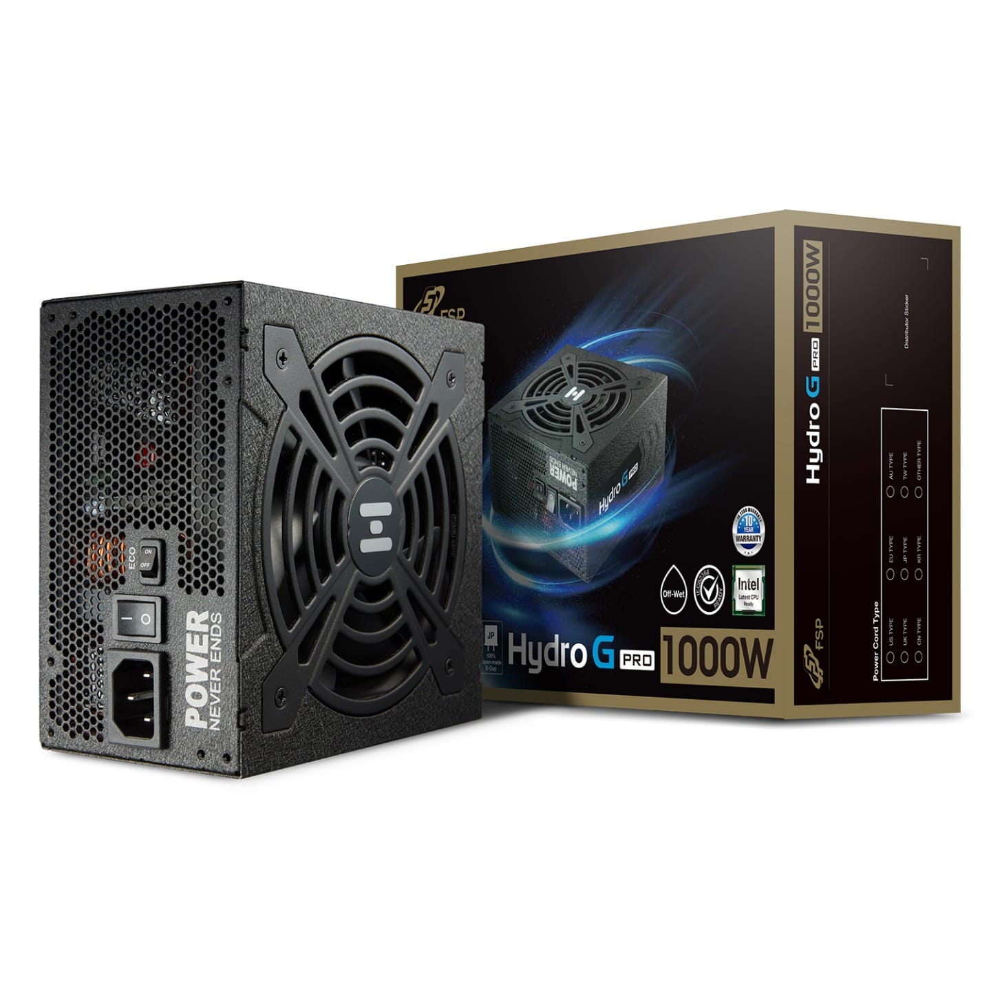 FSP Hydro G Pro 1000W 80+ Gold ATX 3.0 PCIe Gen 5 PSU
