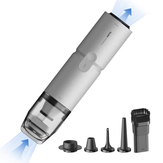 HOTO Compressed Air Capsule 4-in-1 Work Station, Air Duster And Handheld Vacuum