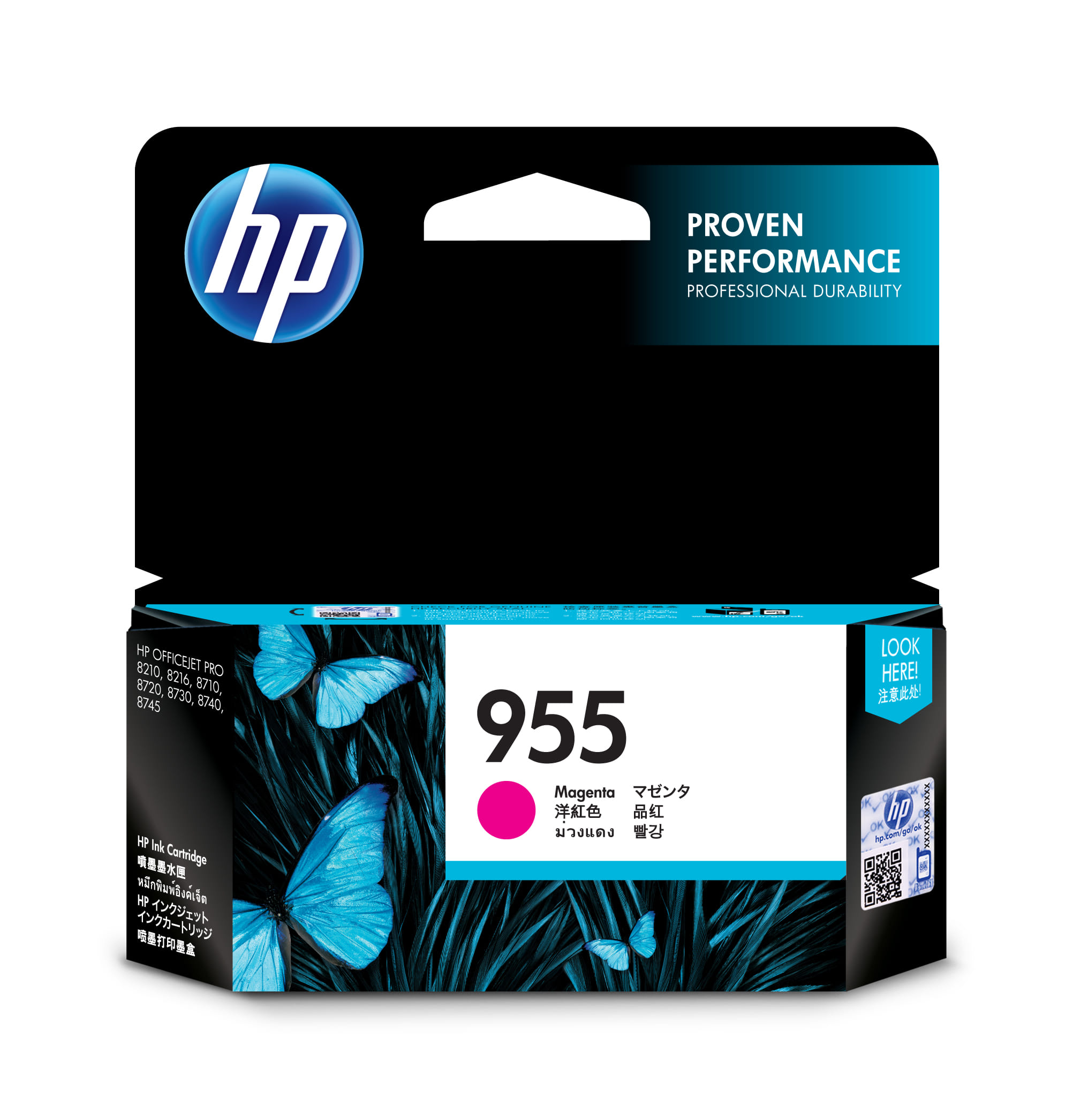 HP 955 Magenta Original Ink (L0S54AA)