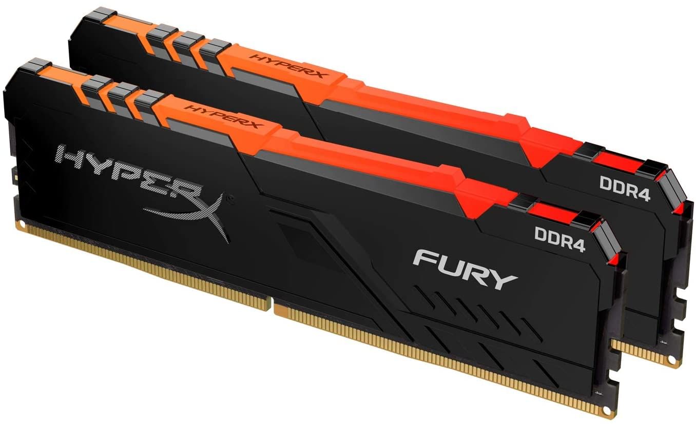 Kingston Fury RGB 32GB(2x16) DDR4-3200 Memory - Black