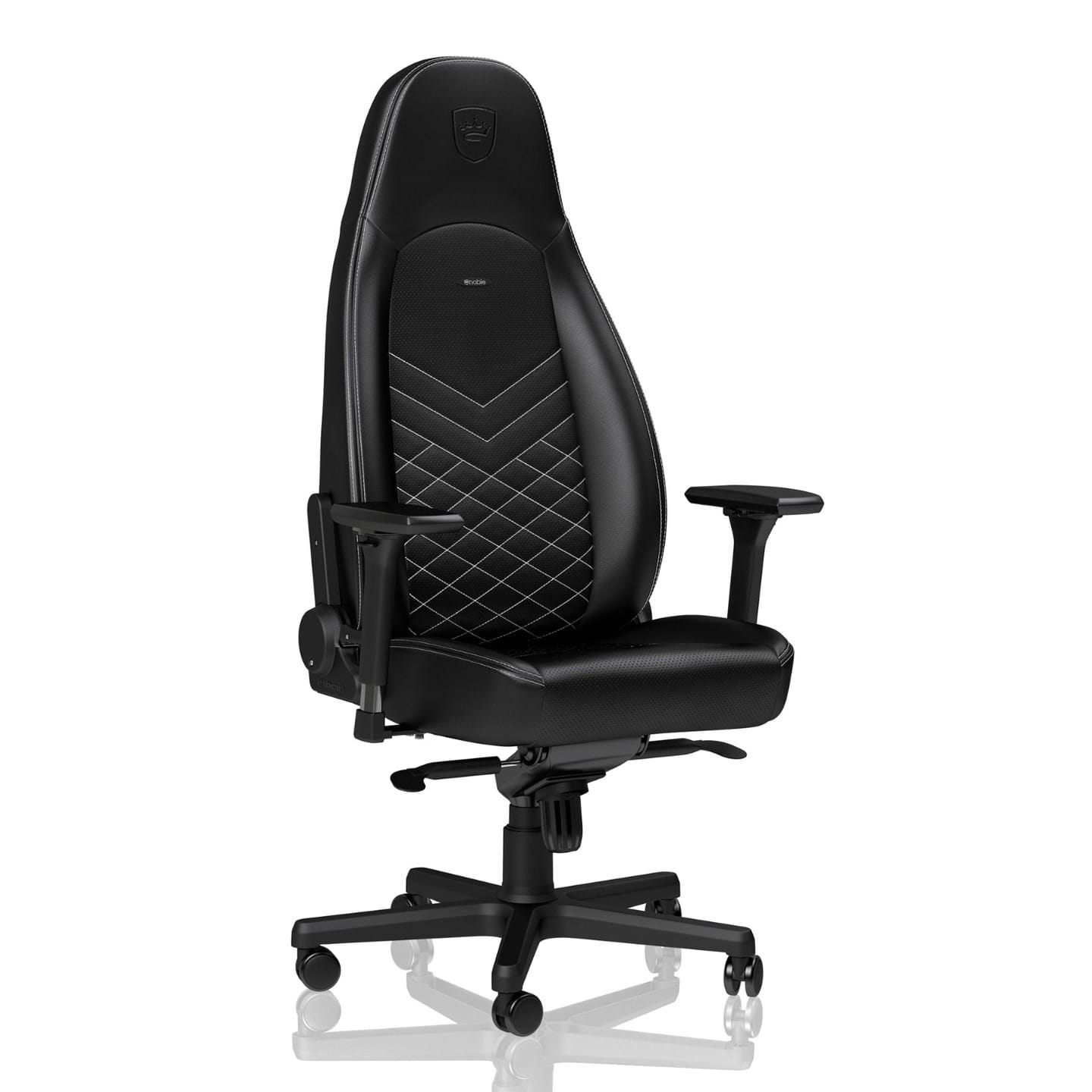 Noblechairs ICON PU Leather Gaming Chair Black/Platinum White