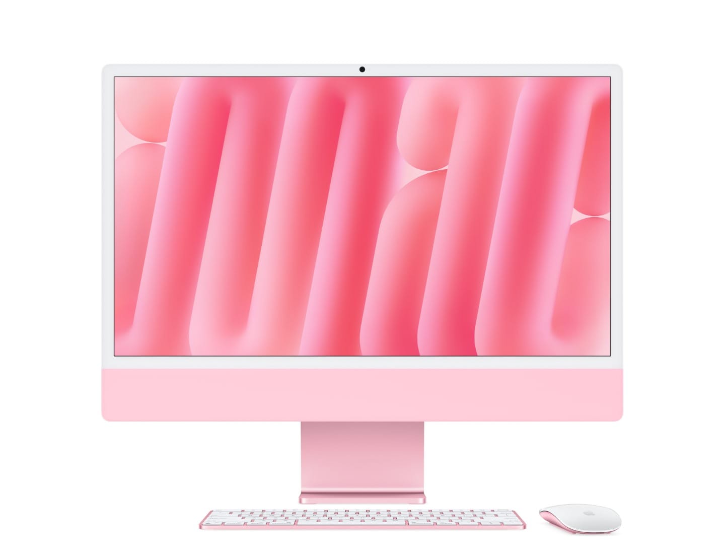 Apple 24" iMac Retina 4.5K M4 Standard Glass, 10-Core CPU, 10-Core GPU, 24GB RAM, 512GB SSD - Pink