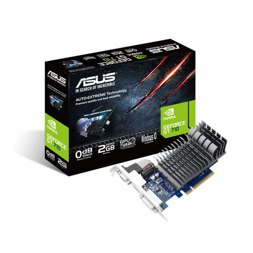 ASUS Geforce GT 710 2GB Graphics Card (710-2-SL-BRK)