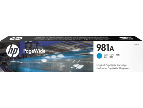 HP 981A Cyan Original Pagewide Cartridge