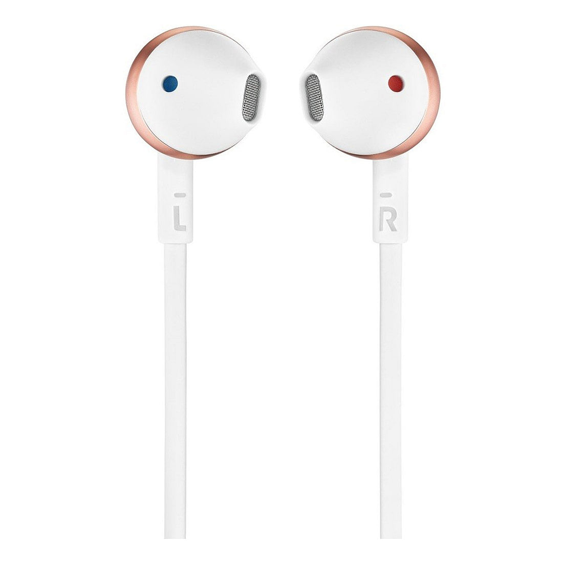 JBL T205 In Ear Wired Headphones Rose Gold