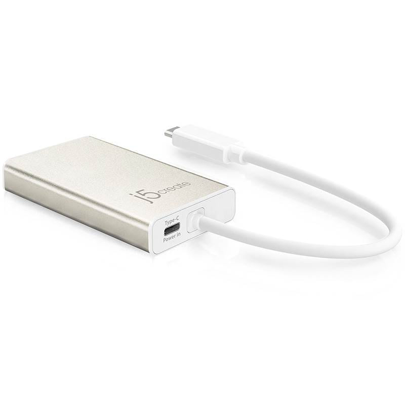 J5 Create USB Type-C Multi-Adapter with Power Delivery HDMI / Gigabit Ethernet / USB3.0 HUB（JCA374）