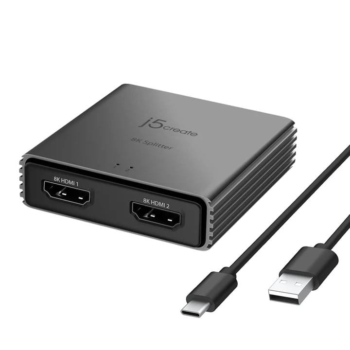 J5 Create 8K HDMI 2.1 2-Way Splitter