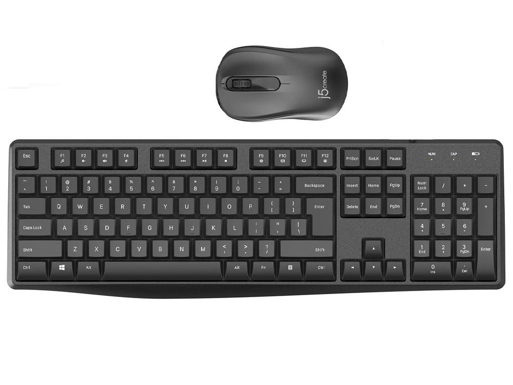J5 Create Full-Size Wireless Keyboard And Mouse