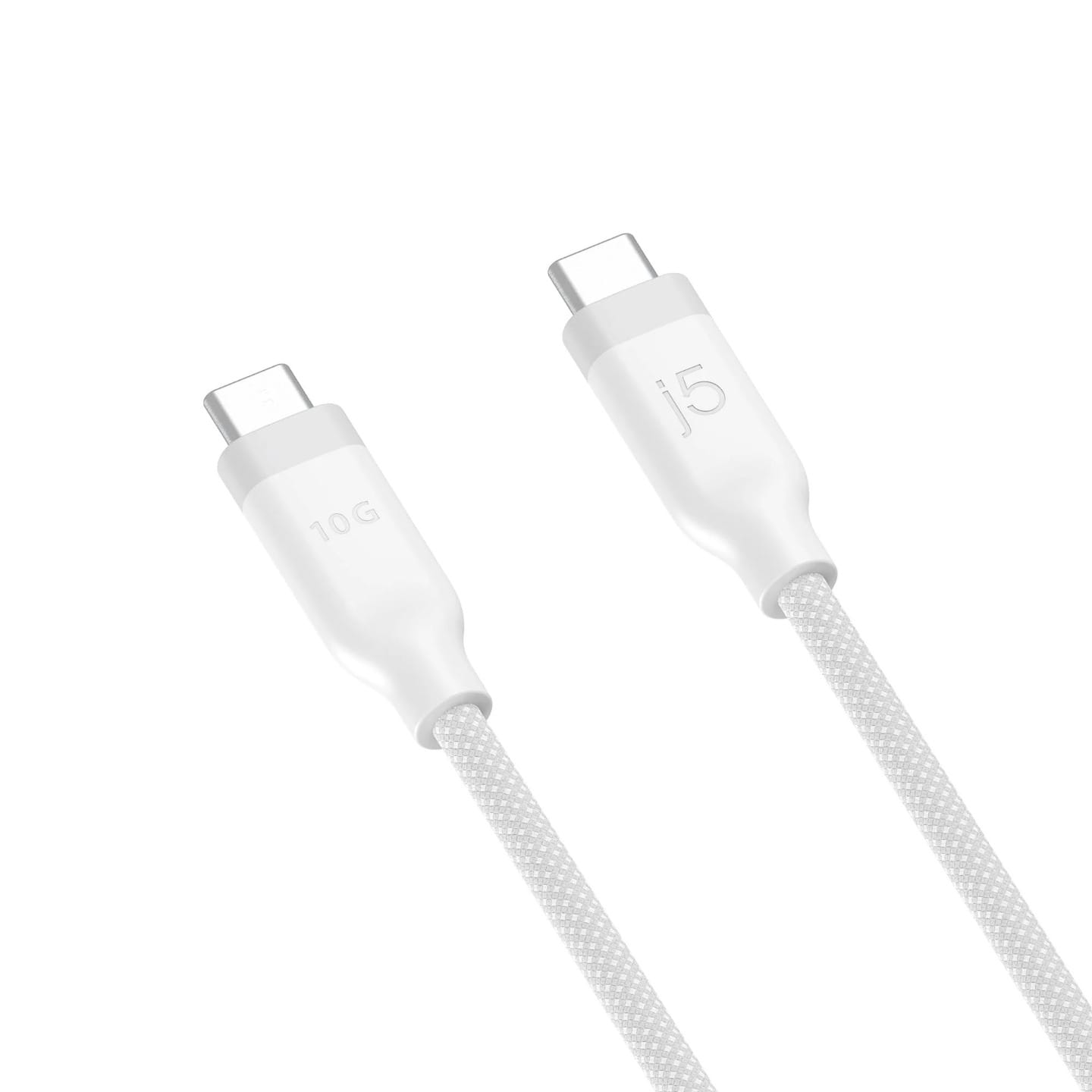 J5 Create USB-C 3-in-1 1.2m/6Ft Charge and Data Cable - White